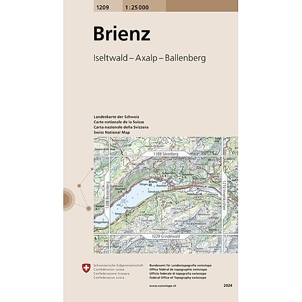 1209 Brienz, Bundesamt für Landestopografie swisstopo