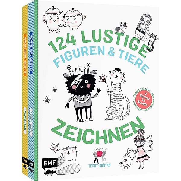 124 lustige Figuren und Tiere zeichnen, Terry Runyan