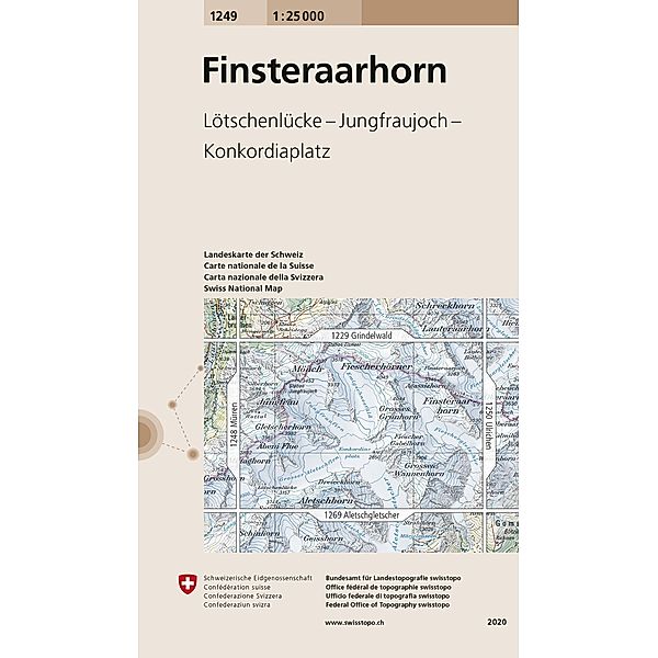 1249 Finsteraarhorn, Bundesamt für Landestopografie swisstopo