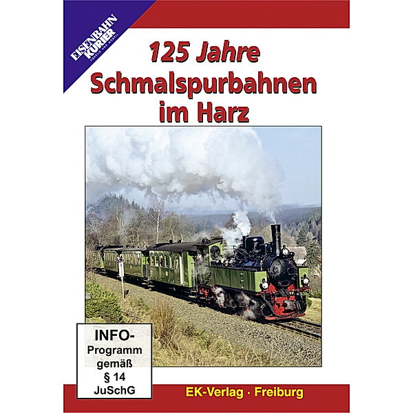 125 Jahre Schmalspurbahnen im Harz,1 DVD