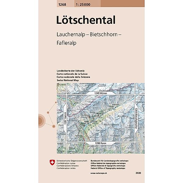 1268 Lötschental, Bundesamt für Landestopografie swisstopo