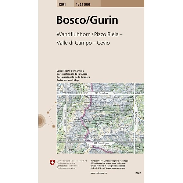 1291 Bosco/Gurin, Bundesamt für Landestopografie swisstopo