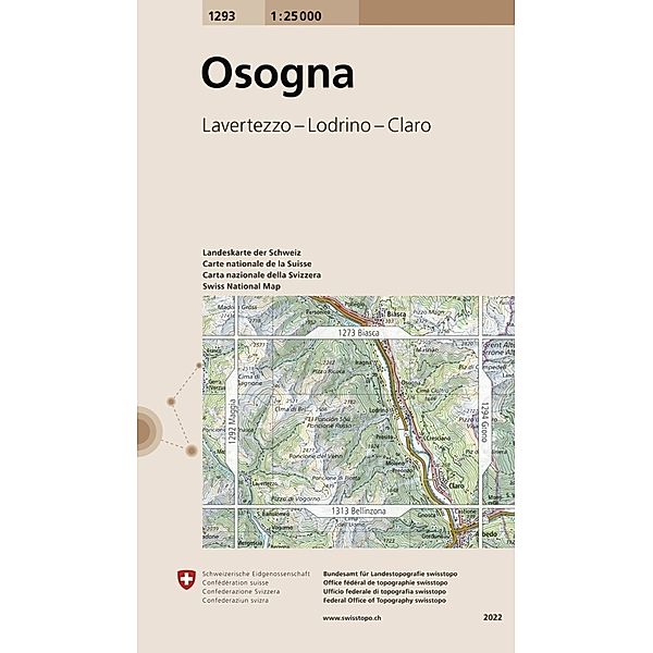 1293 Osogna, Bundesamt für Landestopografie swisstopo