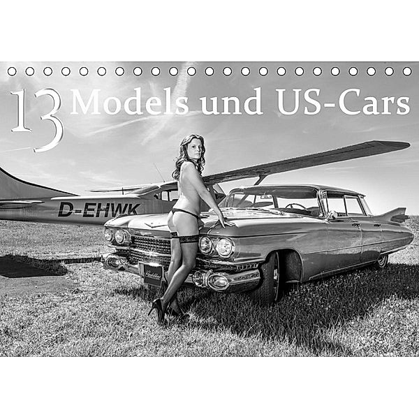 13 Models & US-Cars (Tischkalender 2021 DIN A5 quer), Detlef Kolbe