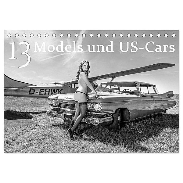 13 Models & US-Cars (Tischkalender 2025 DIN A5 quer), CALVENDO Monatskalender, Calvendo, Detlef Kolbe dex-photography