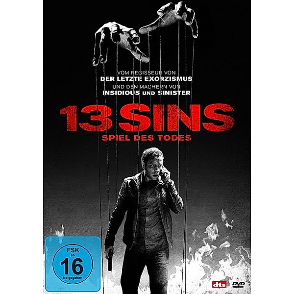 13 Sins, David Birke, Daniel Stamm, Chookiat Sakveerakul, Eakasit Thairatana