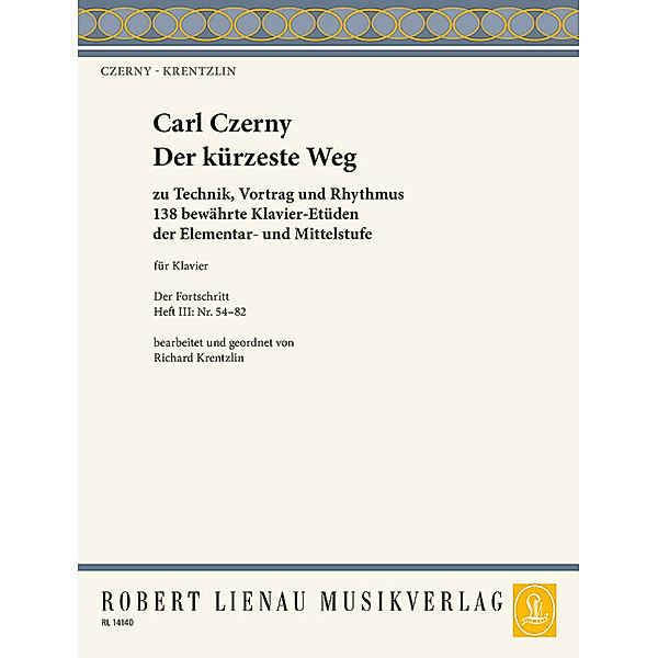 138 ausgewählte Etüden für Klavier.H.3, Carl Czerny