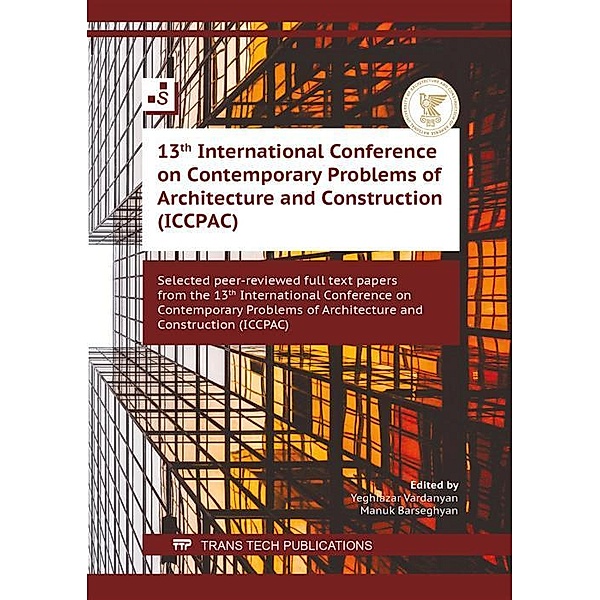 13th International Conference on Contemporary Problems of Architecture and Construction (ICCPAC)