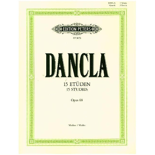 15 Etüden für Violine mit Begleitung einer zweiten Violine op. 68, Charles Dancla