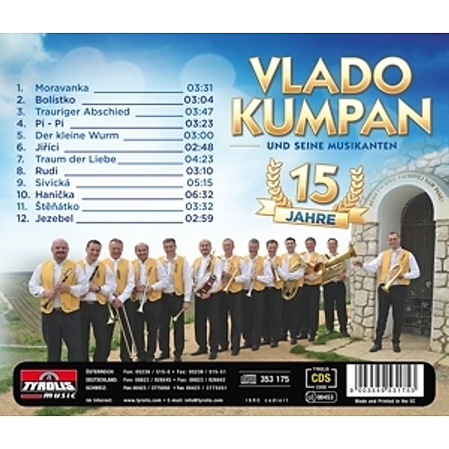 hoop Preek Gooi 15 Jahre-Instrumental von Vlado Und Seine Musikanten Kumpan | Weltbild.de