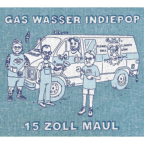 15 Zoll Maul, Gas Wasser Indiepop