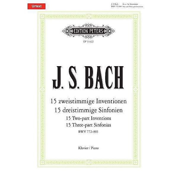 15 zweistimmige Inventionen BWV 772-786 und 15 dreistimmige Sinfonien BWV 787-801, Klavier, Johann Sebastian Bach