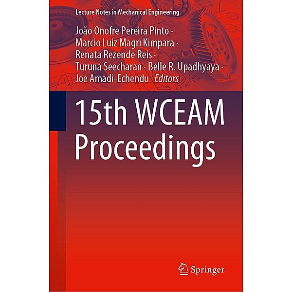 15th WCEAM Proceedings / Lecture Notes in Mechanical Engineering