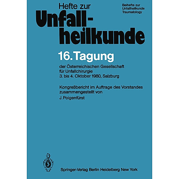 16. Tagung der Österreichischen Gesellschaft für Unfallchirurgie