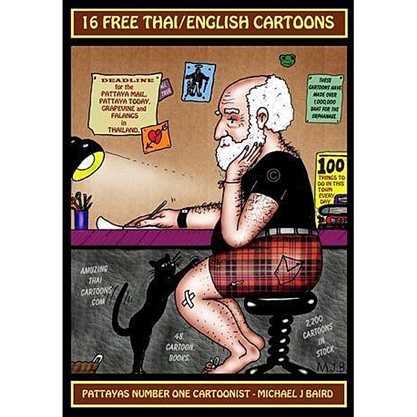 16 Thai/English Adult Cartoons, Michael J Baird