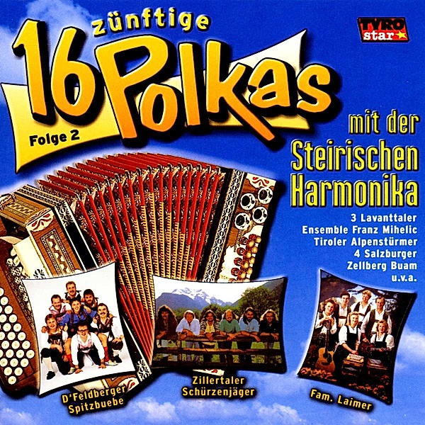 16 zünftige Polkas mit der Steirischen Harmonika, Diverse Interpreten