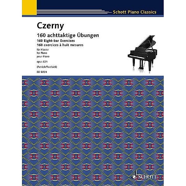 160 achttaktige Übungen op.821, Klavier, 160 achttaktige Übungen