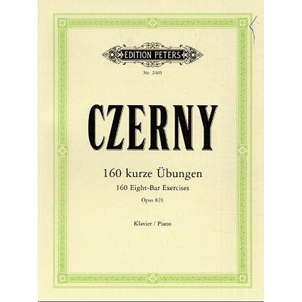 160 kurze Übungen op.821, Klavier, Carl Czerny