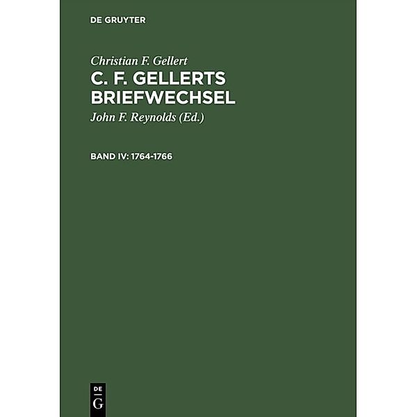 1764-1766, Christian F. Gellert