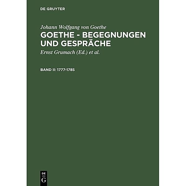 1777-1785.Bd.2, Johann Wolfgang von Goethe