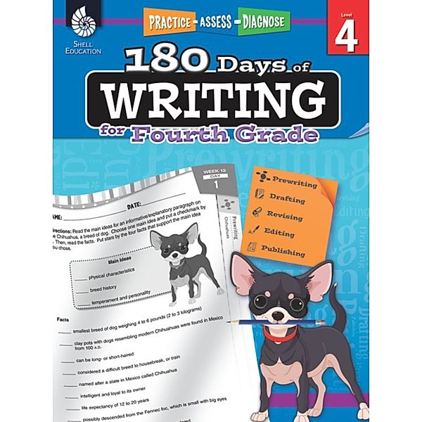 180 Days of Writing for Fourth Grade, Kristin Kemp