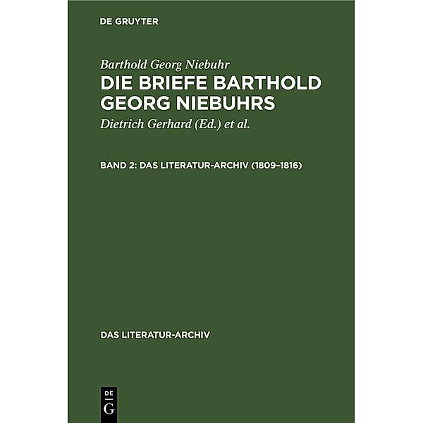 1809-1816, Barthold Georg Niebuhr