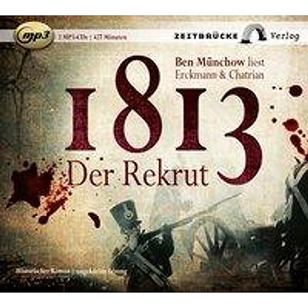 1813 - Der Rekrut, 2 MP3-CDs, Erckmann-Chatrian