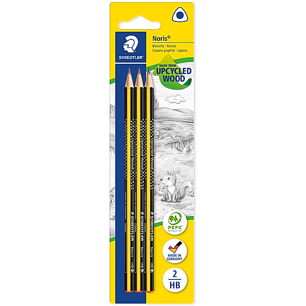 STAEDTLER 183-HBBK3 Bleistift Noris® 3er-Pack