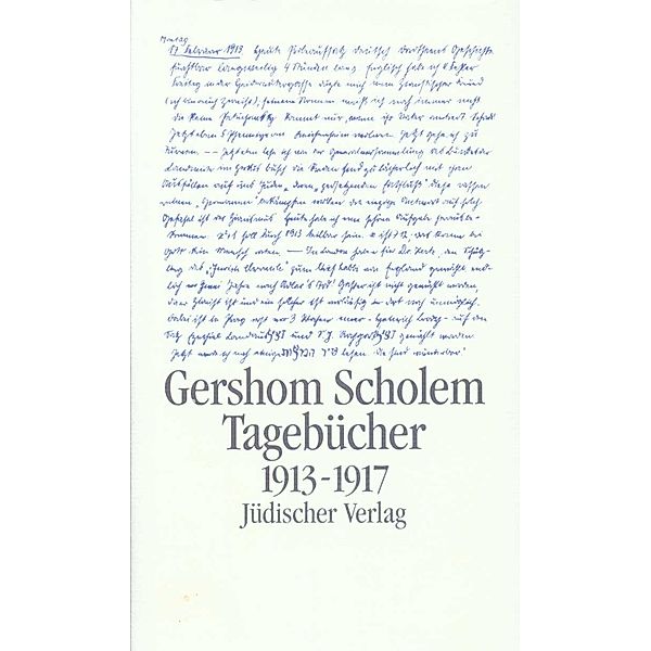 1913-1917, Gershom Scholem