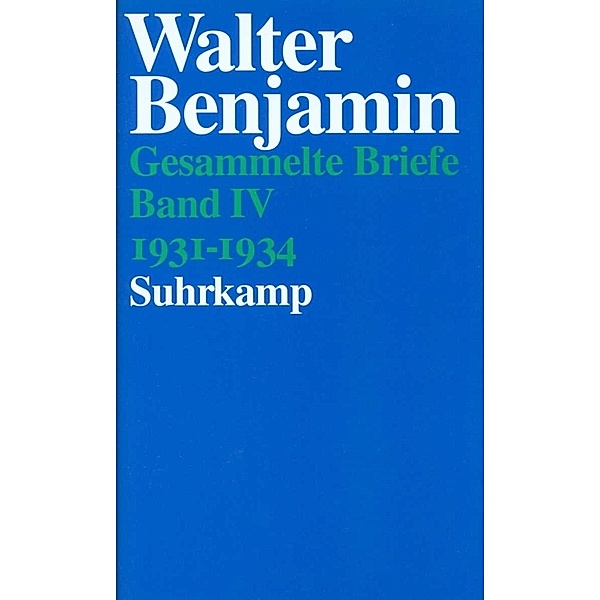 1931-1934, Walter Benjamin