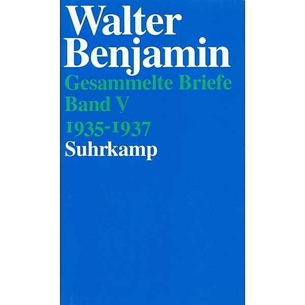 1935-1937, Walter Benjamin