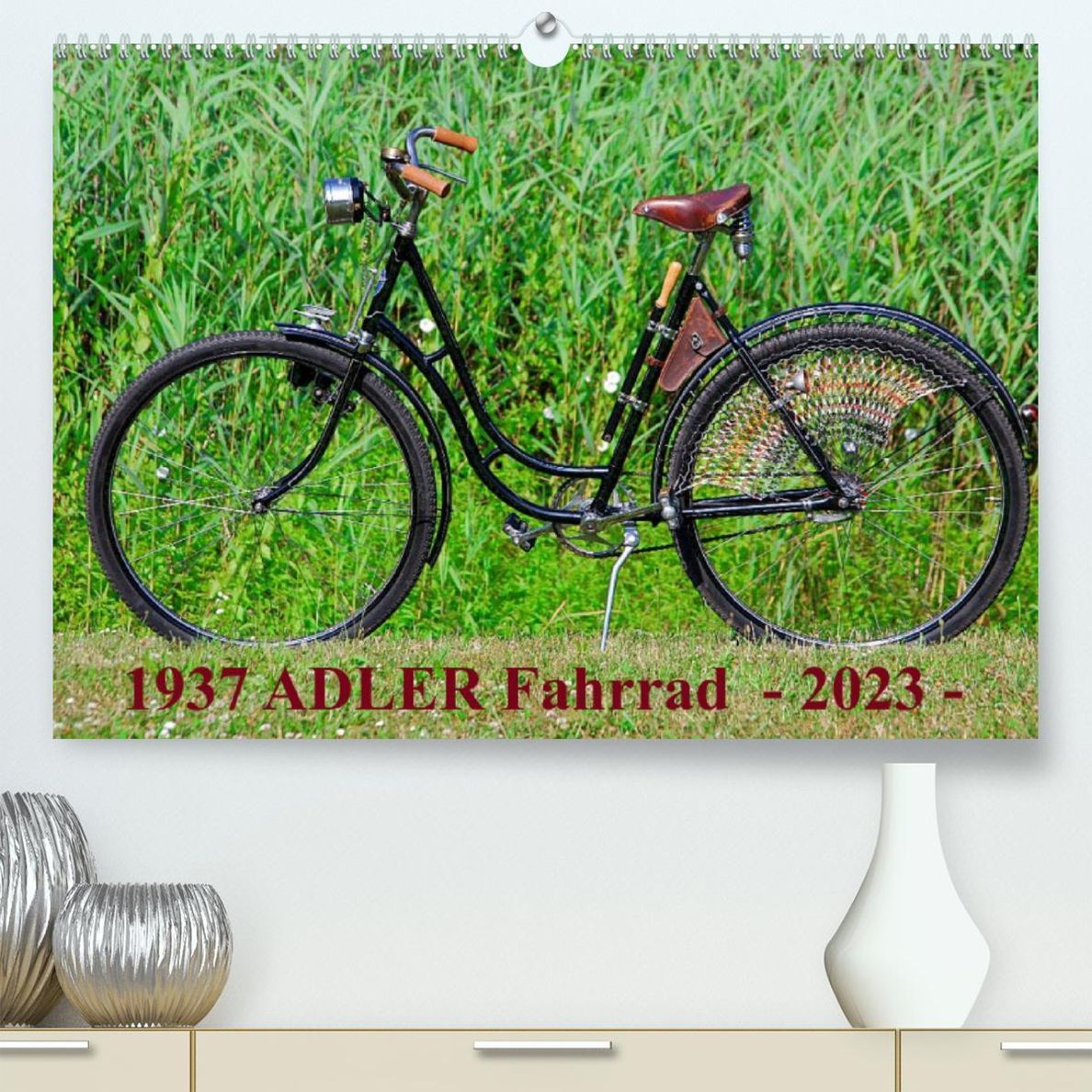1937 ADLER Fahrrad Premium, hochwertiger DIN A2 Wandkalender 2023,  Kunstdruck in Hochglanz - Kalender bestellen