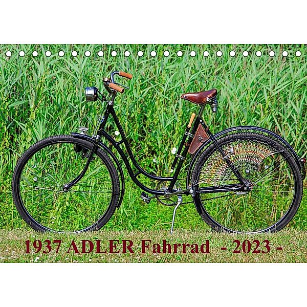 1937 ADLER Fahrrad (Tischkalender 2023 DIN A5 quer), Dirk Herms