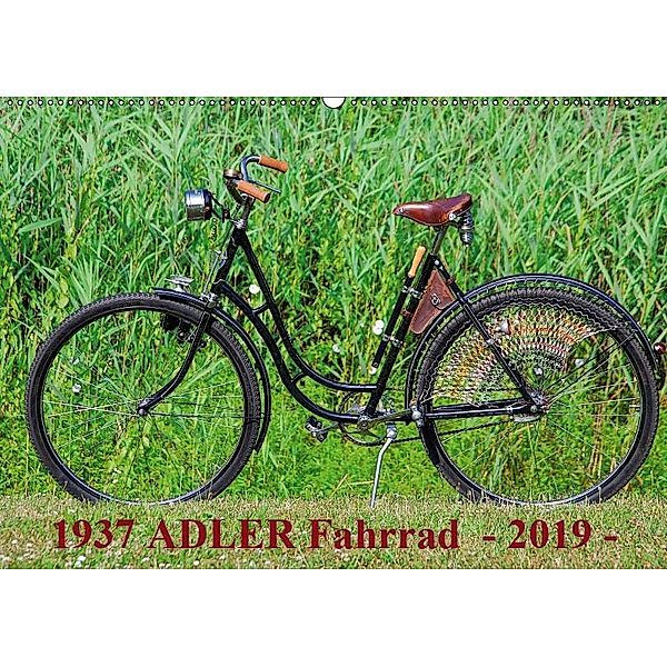 1937 ADLER Fahrrad (Wandkalender 2019 DIN A2 quer), Dirk Herms