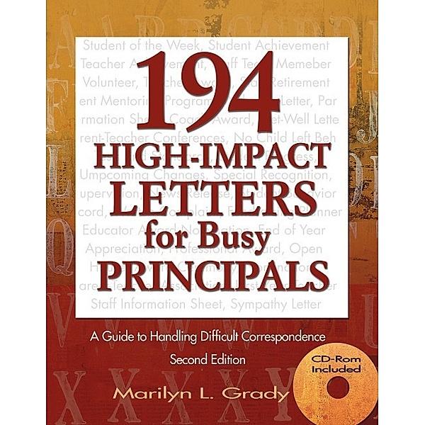 194 High-Impact Letters for Busy Principals, Marilyn L. Grady