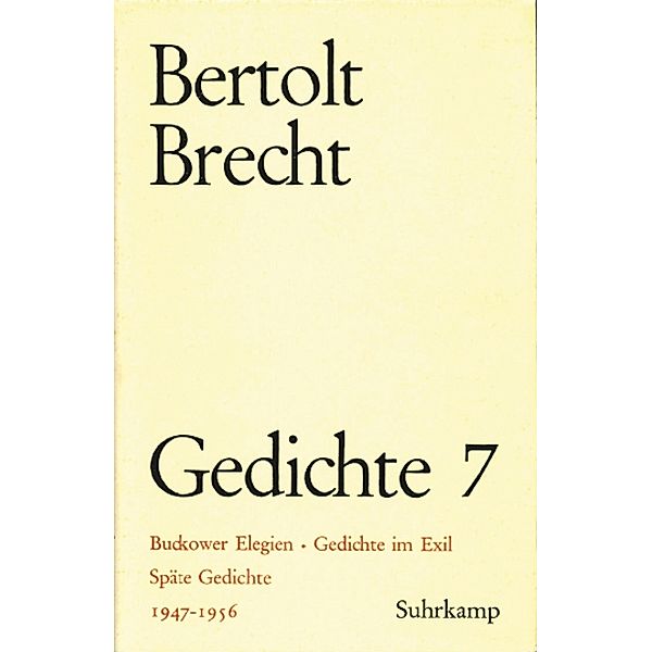 1947-1956, Bertolt Brecht