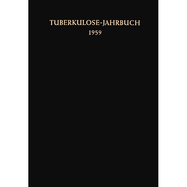 1959 / Tuberkulose-Jahrbuch Bd.1959