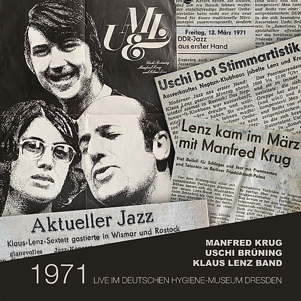 1971-Live Im Deutschen Hygiene-Museum Dresden, Uschi Brüning, Manfred Krug, Klaus Lenz Band