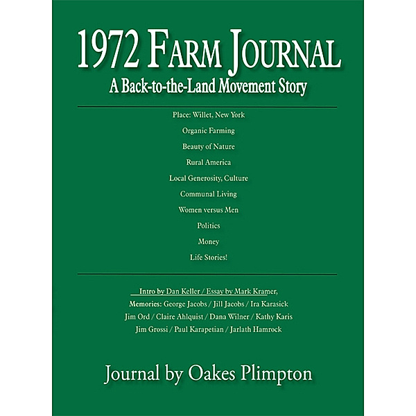 1972 Farm Journal, Oakes Plimpton