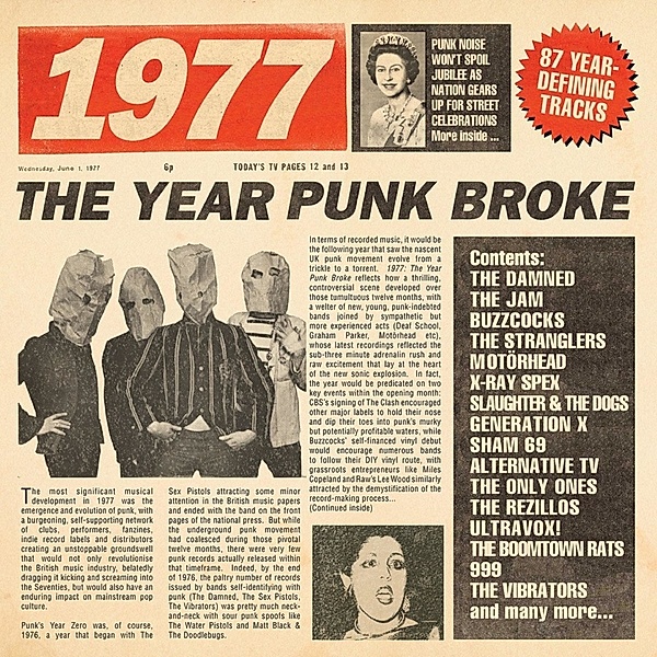 1977-The Year Punk Broke(3cd Box Set), Diverse Interpreten