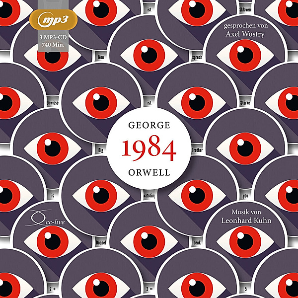 1984,3 Audio-CD, MP3, George Orwell