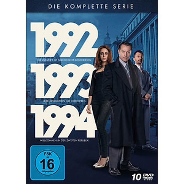 1992-1993-1994: Die Polit-Trilogie - Die komplette Serie, Stefano Accorsi, Guido Caprino, Miriam Leone