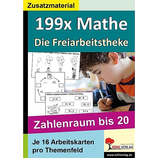 199x Mathe - die Freiarbeitstheke: Zahlenraum bis 20