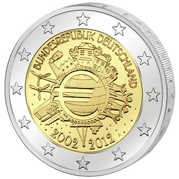 2 Euro-Komplett-Münzensatz, 17 Werte
