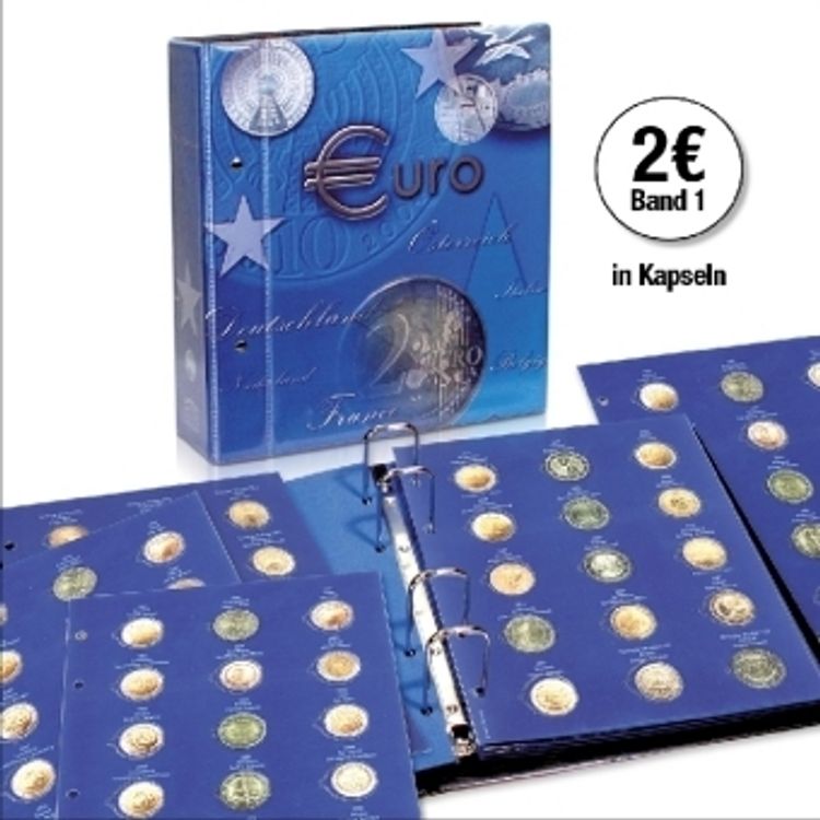 2-Euromünzen-Sammelalbum Topset, für alle 2 Euro-Münzen in Kapseln,  2004-2013 online kaufen - Orbisana