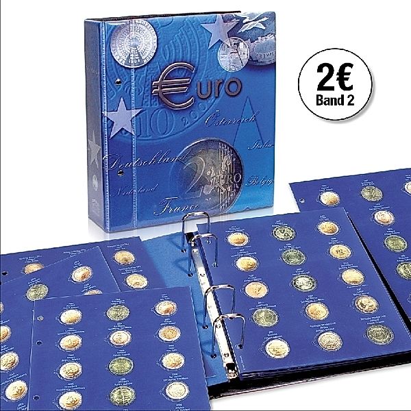 2-Euromünzen-Sammelalbum Topset, für alle 2 Euro-Münzen, 2014-2015