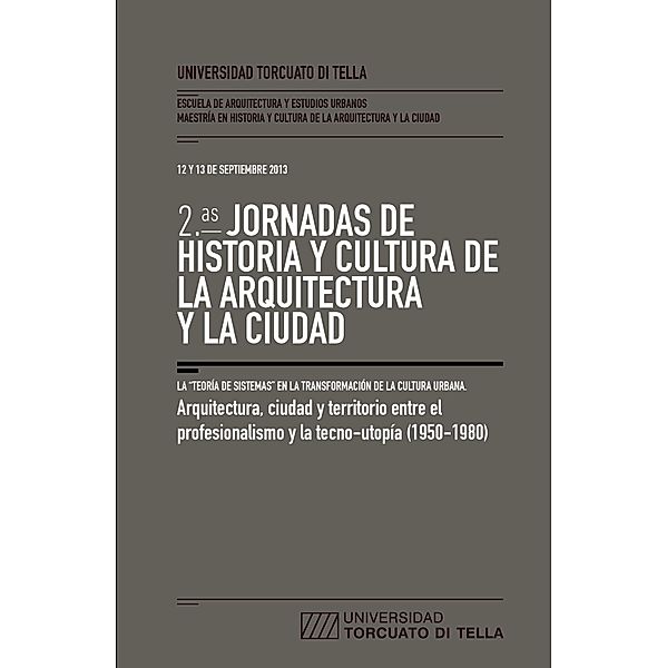 2.* Jornadas de Historia y Cultura de la Arquitectura y la Ciudad, Shmidt