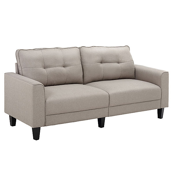 2-Sitzer Sofa mit abnehmbaren Rückenkissen