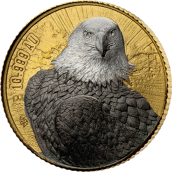 2 x 100 Francs Elfenbeinküste Goldmünzen-Set Signatur Eagle/Adler 2023