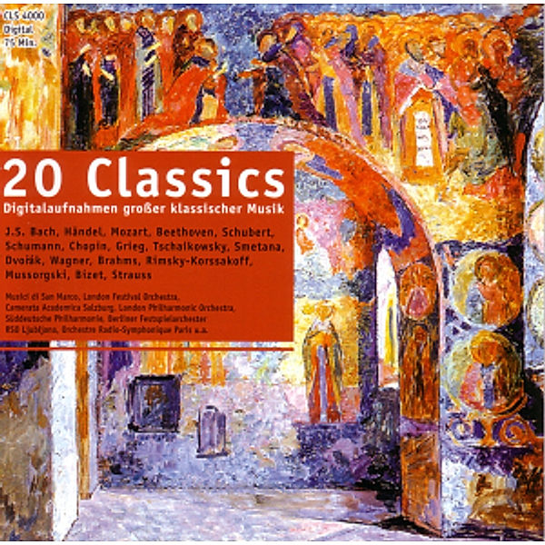 20 Aufnahmen Grosser Klassischer Musik, Bach-Haendel-Mozart-Beethoven